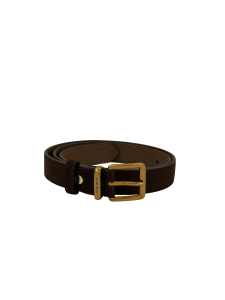 Ремень — Горький шоколад, золотая пряжка